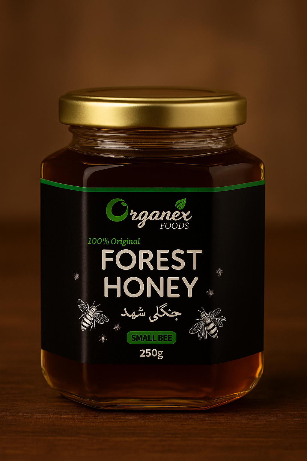 Small Bee Forest Honey – 100% Natural, Unfiltered & Pure (250g)